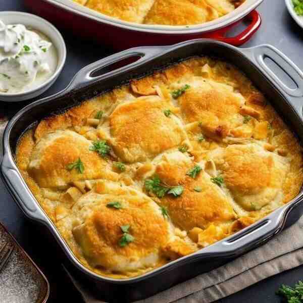 Запеканка из курицы со сметаной Нежность